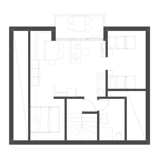 Grundriss Appartement 1 appartement 5