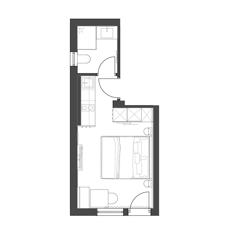Grundriss Appartement 1