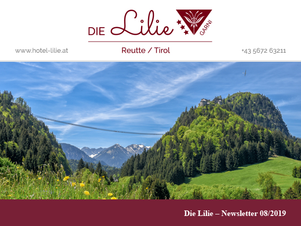 Sommergrüße aus dem Außerfern | Hotel Lilie